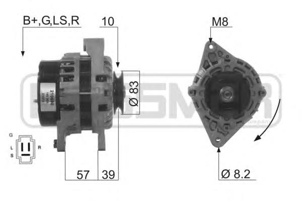 Gerador 6678205 Bobcat