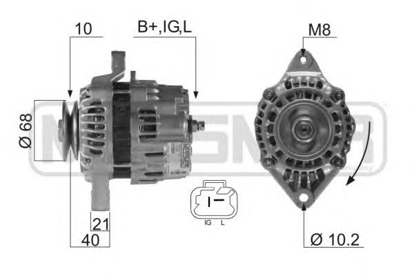 Compre A007T02071 Mitsubishi Gerador