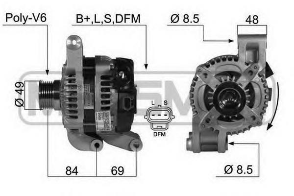 1535294 Ford Gerador