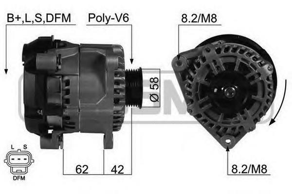 1376671 Ford Gerador