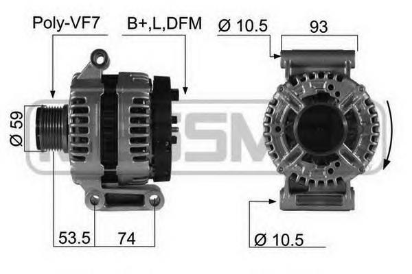Gerador Ford 0121615003