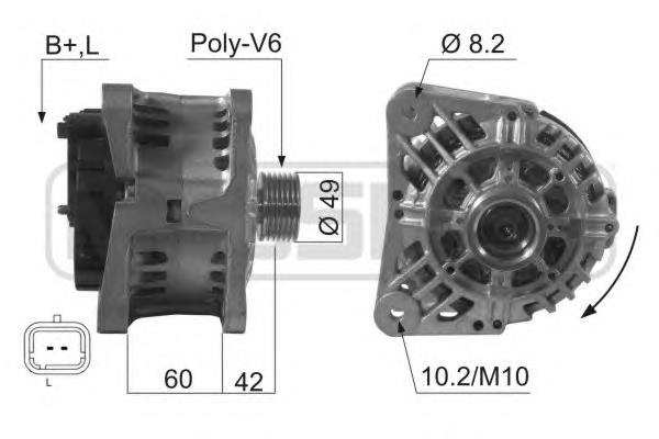 Gerador Renault (RVI) 7711135072