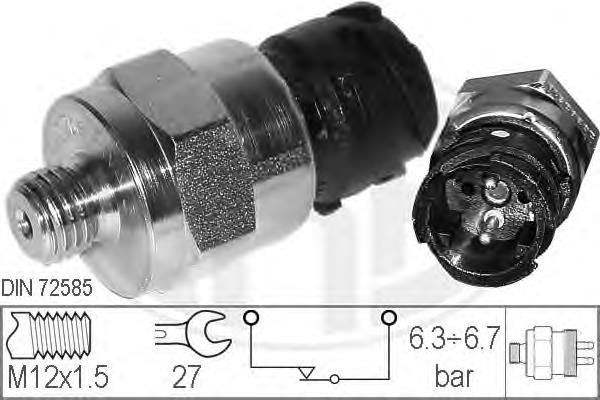 Compre 0045455514 Mercedes Sensor de pressão do sistema do freio pneumático