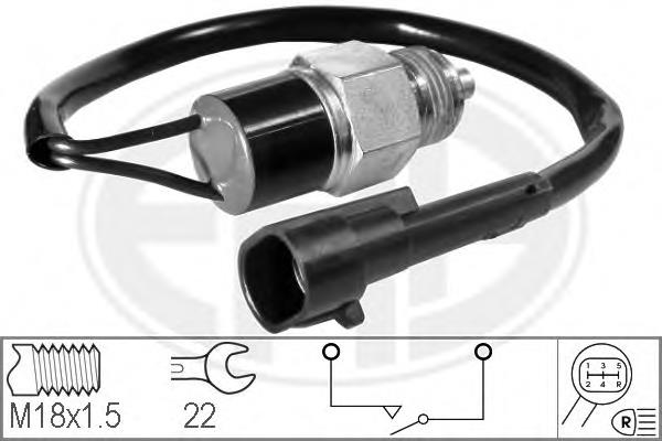 Sensor de ativação das luzes de marcha à ré ERA 330508 preço, a partir de 23,07 USD