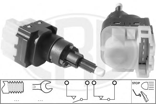 Sensor de ativação do sinal de parada 1008900019 VAG