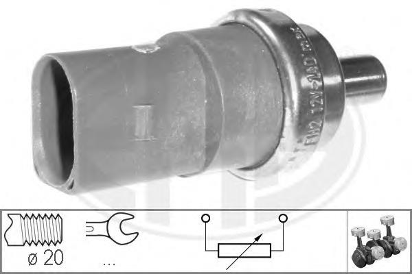 Sensor de temperatura do fluido de esfriamento MN980264 Mitsubishi