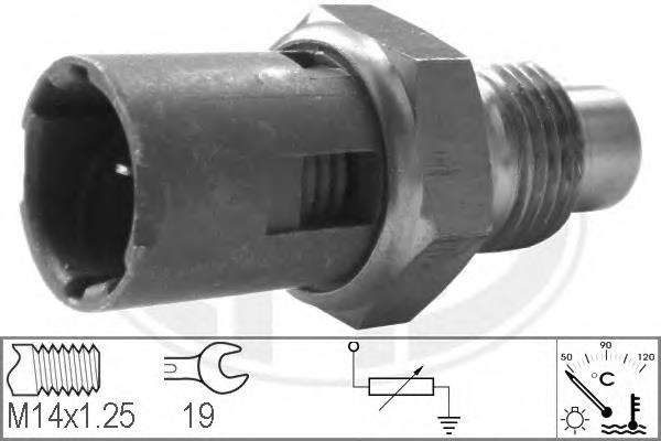 Compre 6PT009309611 HELLA Sensor de temperatura do fluido de esfriamento