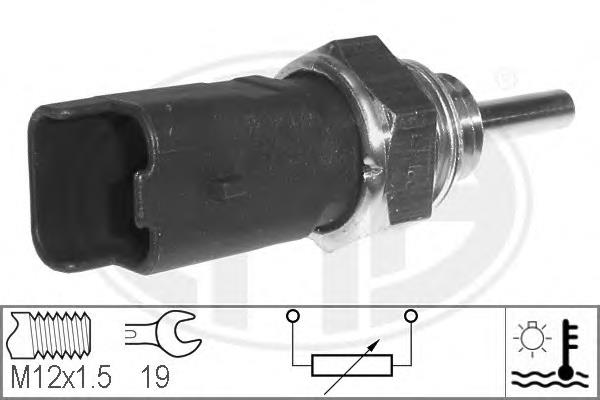 Sensor de temperatura do fluido de esfriamento 0055190791 Fiat/Alfa/Lancia
