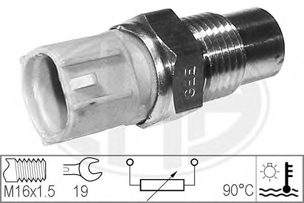 25360M2000 Hyundai/Kia Sensor de temperatura do fluido de esfriamento (de ativação de ventilador do radiador)