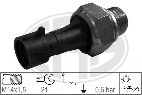 Sensor de pressão de óleo 82008 Sidat