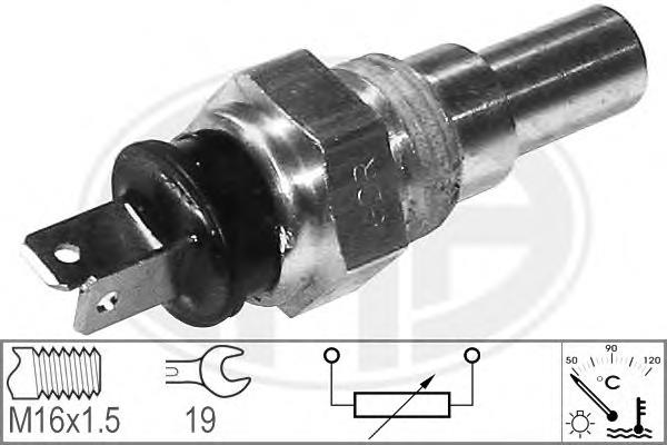9465042050 Hyundai/Kia Sensor de temperatura do fluido de esfriamento, no dispositivo