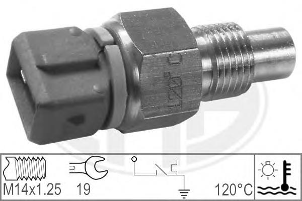 Sensor de temperatura do fluido de esfriamento 0000024286 Peugeot/Citroen