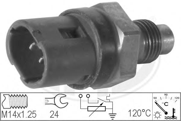 Sensor de temperatura do fluido de esfriamento 700742 Hans Pries (Topran)