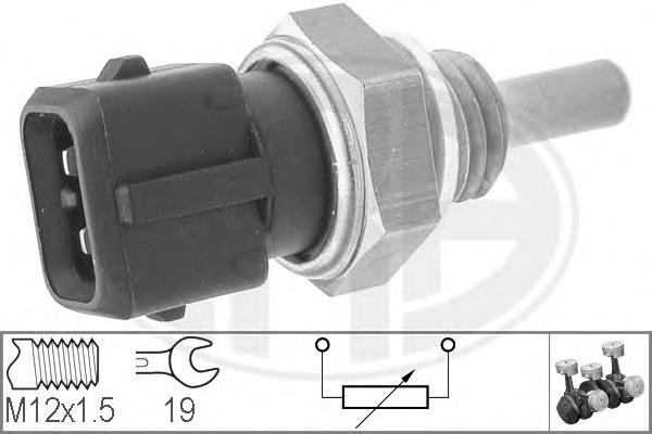 Compre 46449499 Fiat/Alfa/Lancia Sensor de temperatura do fluido de esfriamento