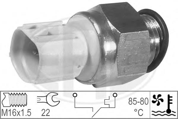 Sensor de temperatura do fluido de esfriamento (de ativação de ventilador do radiador) Mitsubishi MB660663 preço, a partir de 12,85 USD