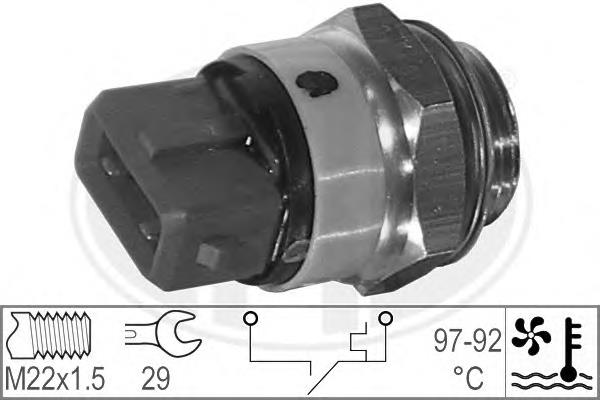 Sensor de temperatura do fluido de esfriamento (de ativação de ventilador do radiador) ERA 330180 preço, a partir de 14,90 USD