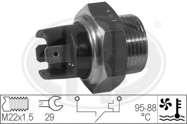 Sensor de temperatura do fluido de esfriamento (de ativação de ventilador do radiador) ERA 330172 preço, a partir de 14,80 USD