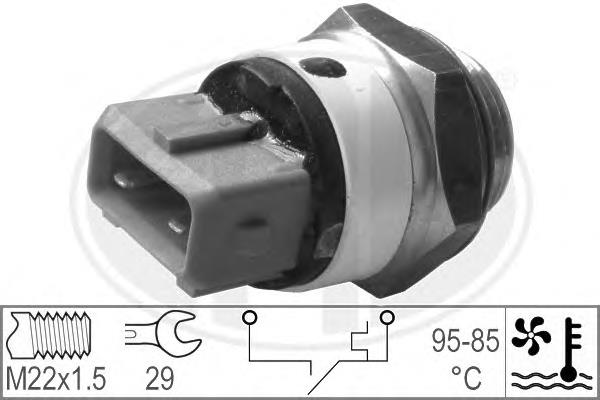 Sensor de temperatura do fluido de esfriamento (de ativação de ventilador do radiador) ERA 330180 preço, a partir de 14,90 USD