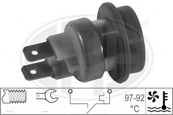 Sensor de temperatura do fluido de esfriamento (de ativação de ventilador do radiador) 1634 Angli