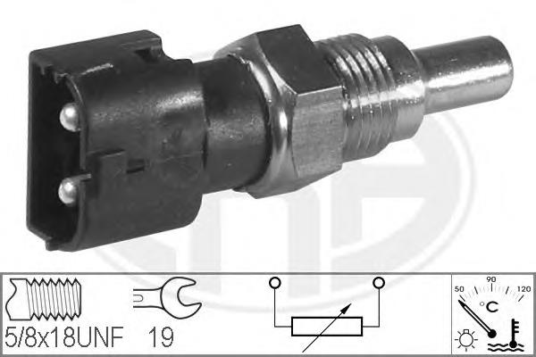 Sensor de temperatura do fluido de esfriamento Volvo 1362645