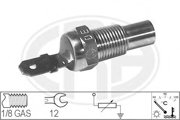 Sensor de temperatura do fluido de esfriamento HELLA 6PT009309861