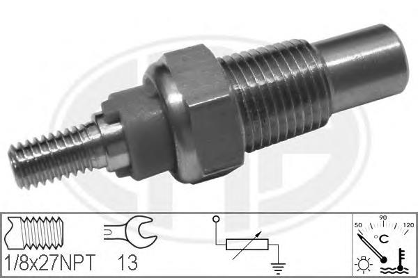 Sensor de temperatura do fluido de esfriamento Hans Pries (Topran) 300163