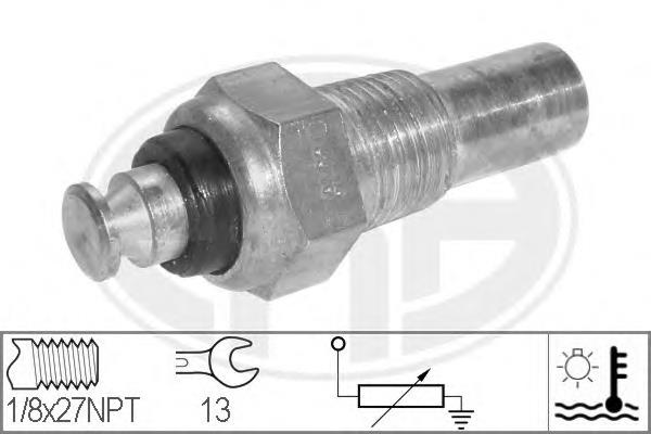 Sensor de temperatura do fluido de esfriamento 1342569 Opel