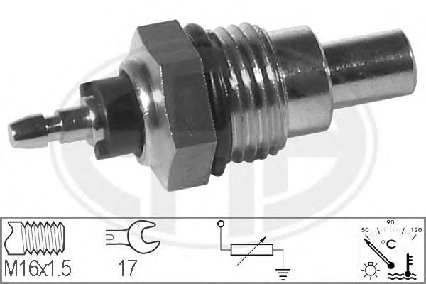 Sensor de temperatura do fluido de esfriamento Hyundai/Kia 011818510
