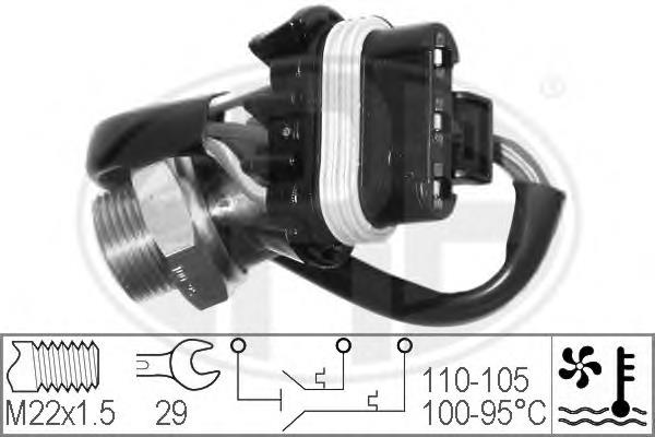 Compre 38060 FAE Sensor de temperatura do fluido de esfriamento (de ativação de ventilador do radiador)