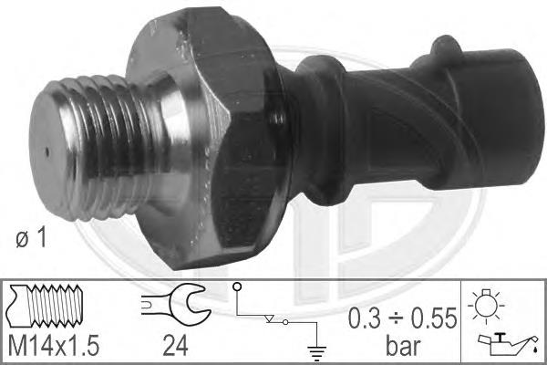 90569684 Opel Sensor de pressão de óleo