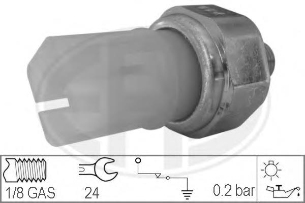 Sensor de pressão de óleo 252406F900 Nissan/Infiniti