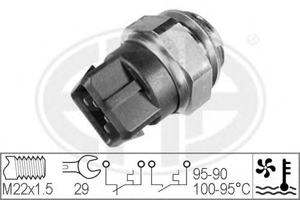 Sensor de temperatura do fluido de esfriamento (de ativação de ventilador do radiador) Ford 7001607 preço, a partir de 33,82 USD
