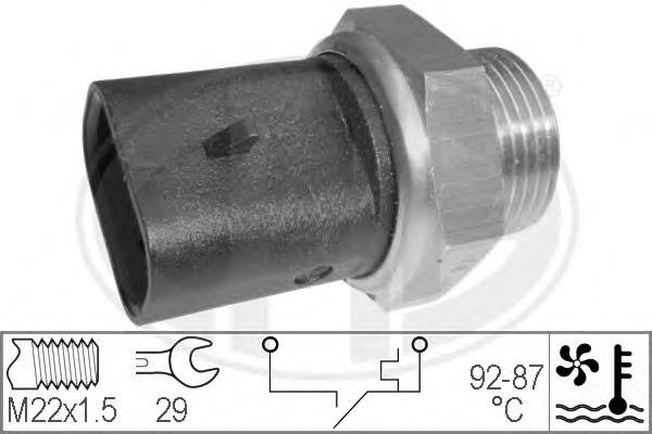 Sensor de temperatura do fluido de esfriamento (de ativação de ventilador do radiador) Fiat/Alfa/Lancia 0005992746 preço, a partir de 10,30 USD