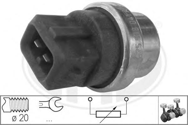 Sensor de temperatura do fluido de esfriamento 25906041A VAG