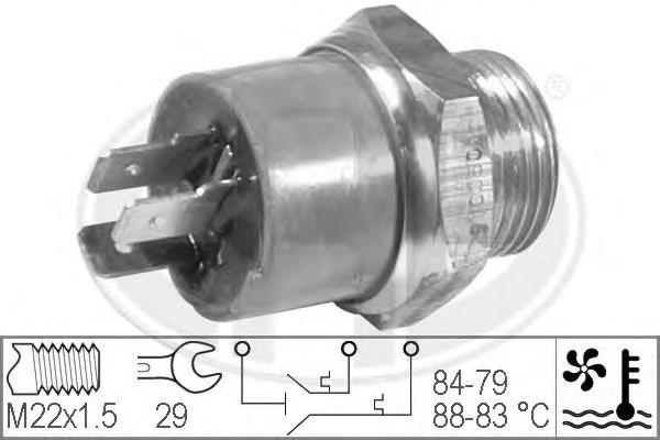 330267 ERA Sensor de temperatura do fluido de esfriamento (de ativação de ventilador do radiador)