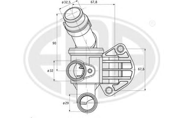 Termostato 6D121111G VAG