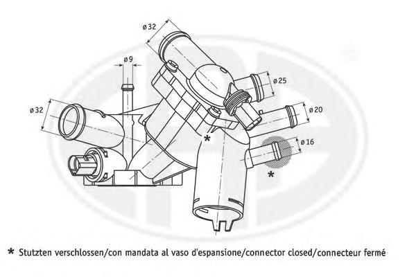 Compre 032121121N VAG Termostato