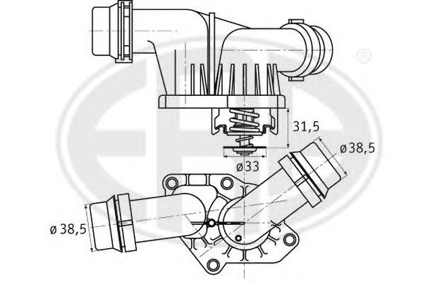 955408 Cautex Termostato