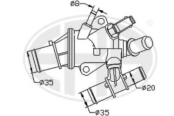 Termostato Mahle Original TI17088