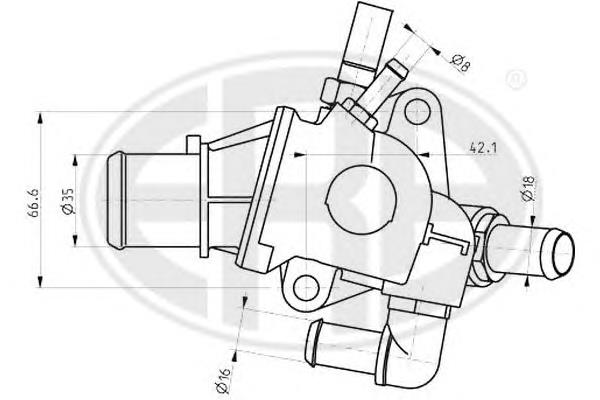 Compre 0060653946 Fiat/Alfa/Lancia Termostato