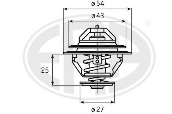 Termostato Fiat/Alfa/Lancia 4292856 preço, a partir de 4,60 USD