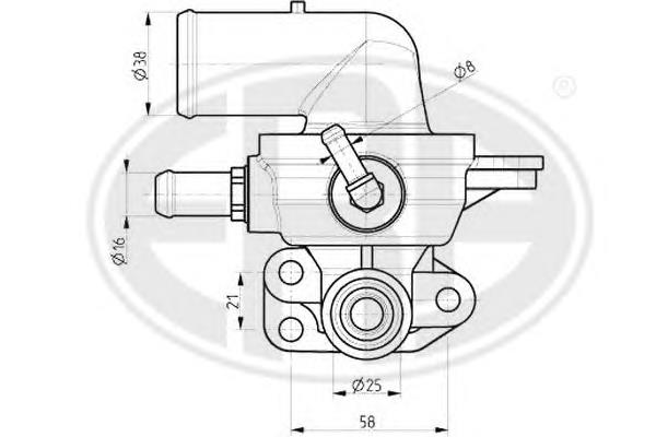 Termostato Chrysler 05066808AB preço, a partir de 62,36 USD