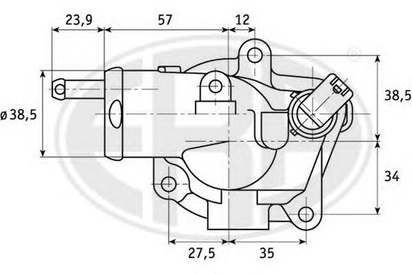 Termostato 0219260 Trucktec