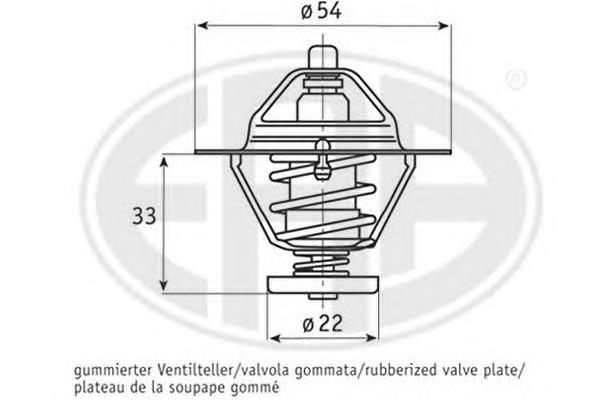 Termostato 30284 Metalcaucho