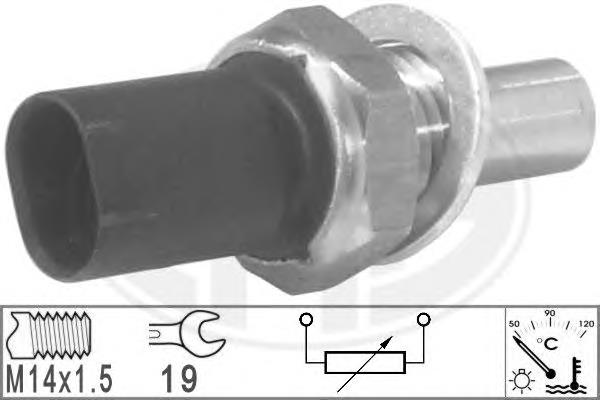 88851 Mapco Sensor de temperatura de combustível