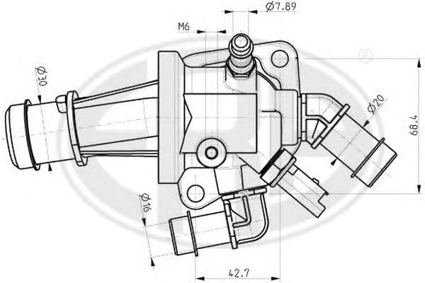 955399 Cautex Termostato