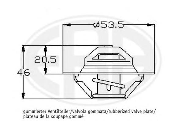 M863985 Mitsubishi Termostato