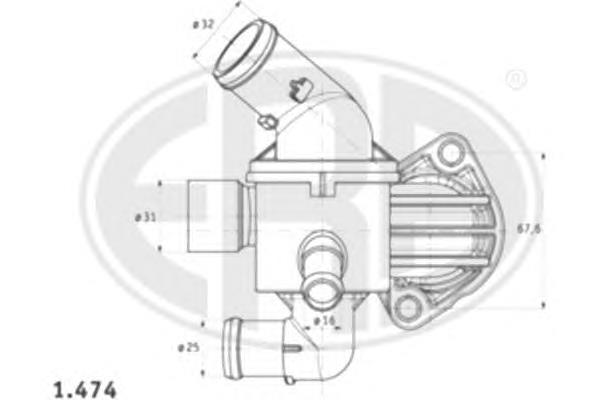 Compre DT1094H Dayco Caixa do termostato