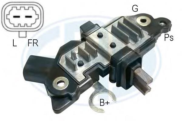 6204225 Opel Relê-regulador do gerador (relê de carregamento)