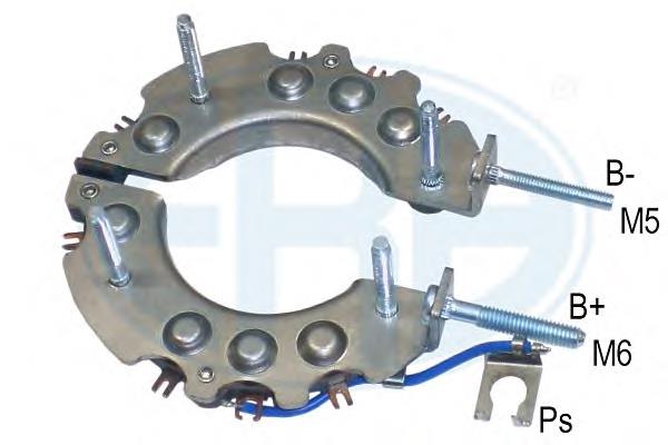  Eixo de diodos do gerador Toyota Corolla liftback (E8) (1983 - 1988) 